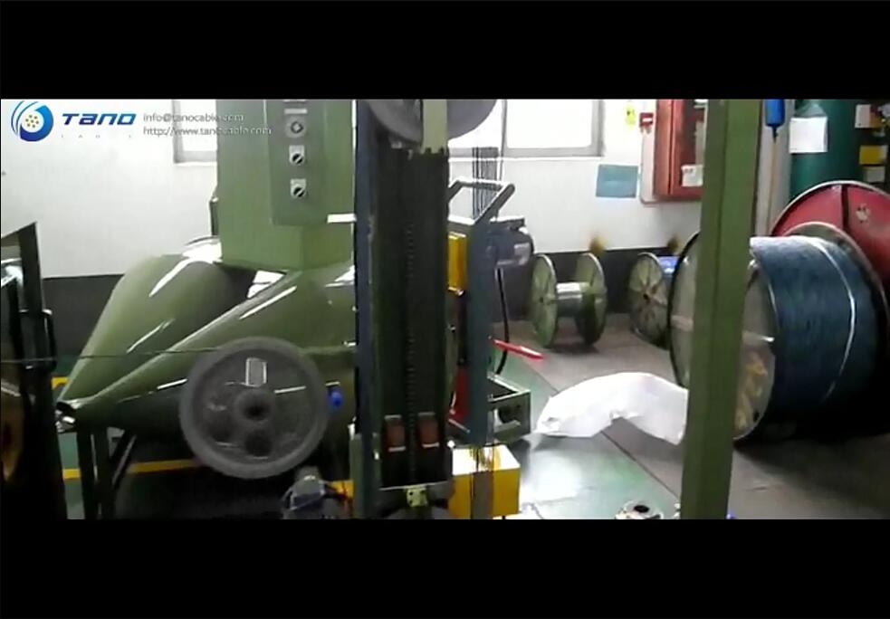 Cable extrusion production process