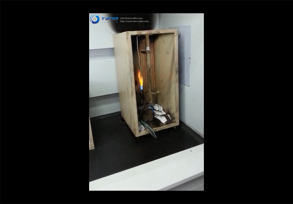 Flame retardant test