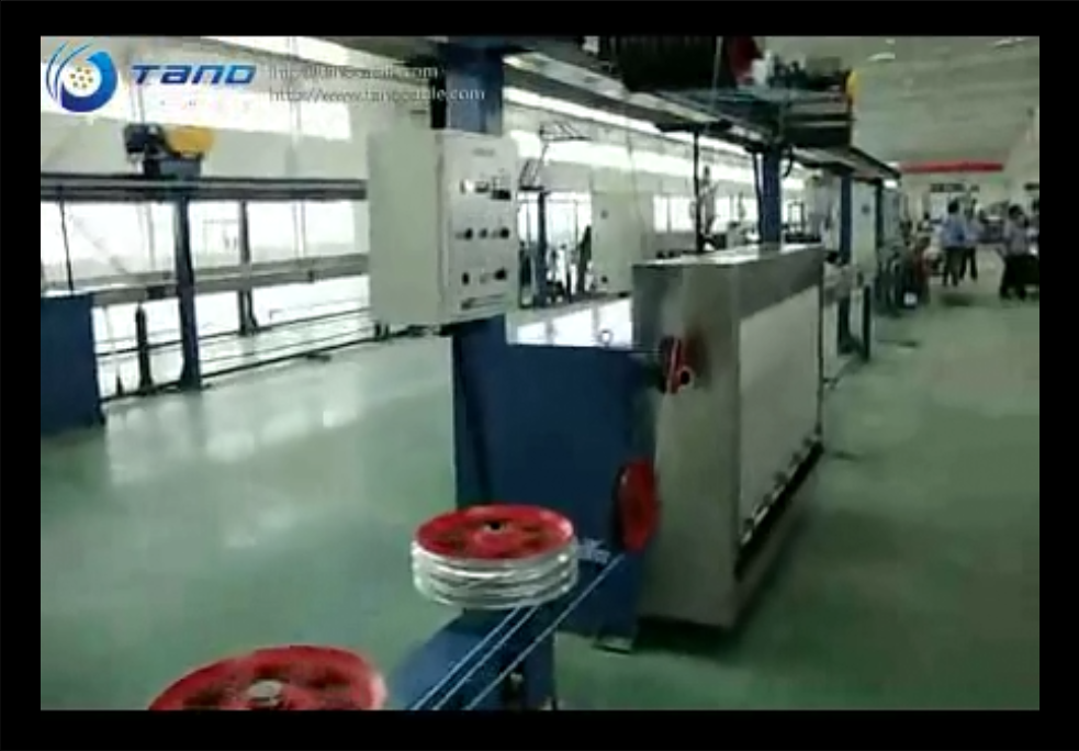 Wire production line shooting scene